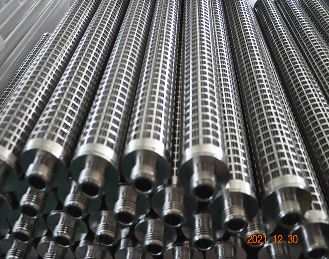 The filtration principle of the metal pleated filter element