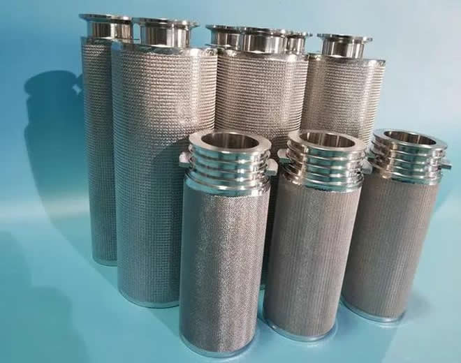 Ethylene Glycol Sintered Mesh Filter Cartri