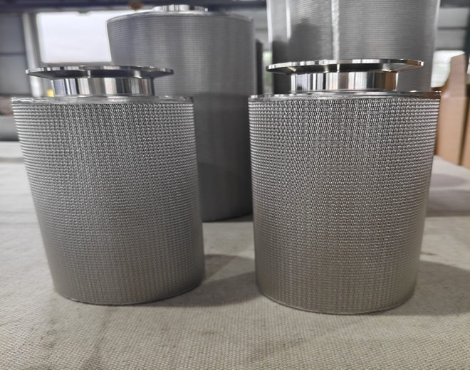 Pharmaceutical Sintered Wire Mesh Filter Cartridge