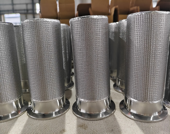 Pharmaceutical Sintered Wire Mesh Filter Cartridge