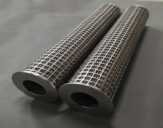High-Temperature Sintered Felt Filter Cartridge