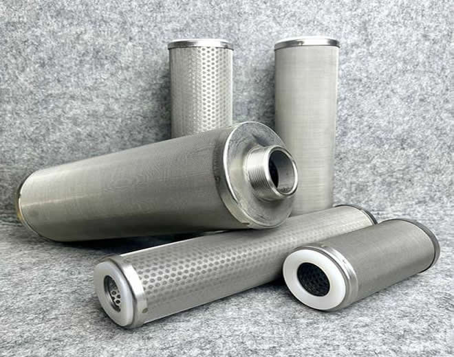 Multi-Layer Sintered Wire Mesh Filter Cartridge: