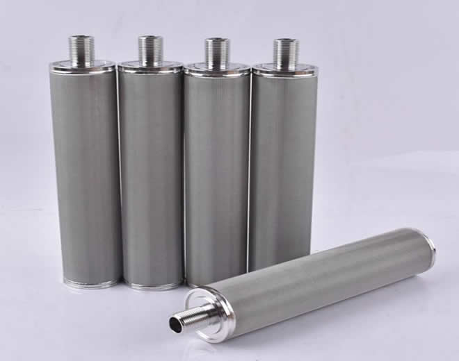Gas Stainless Steel Sintered Mesh Filter Cartridge
