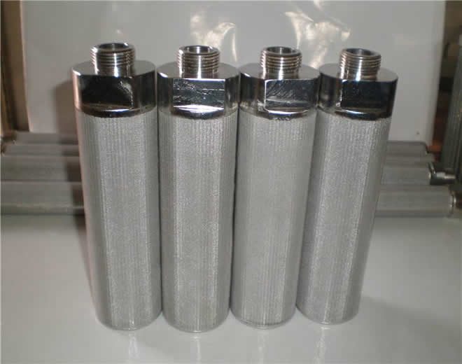 Gas Stainless Steel Sintered Mesh Filter Cartridge