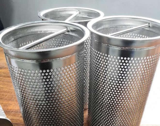Perforated Plate Composite Sintered Mesh Filter Cartridge