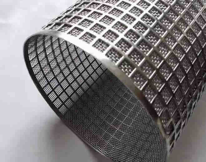 Perforated Plate Composite Sintered Mesh Filter Cartridge