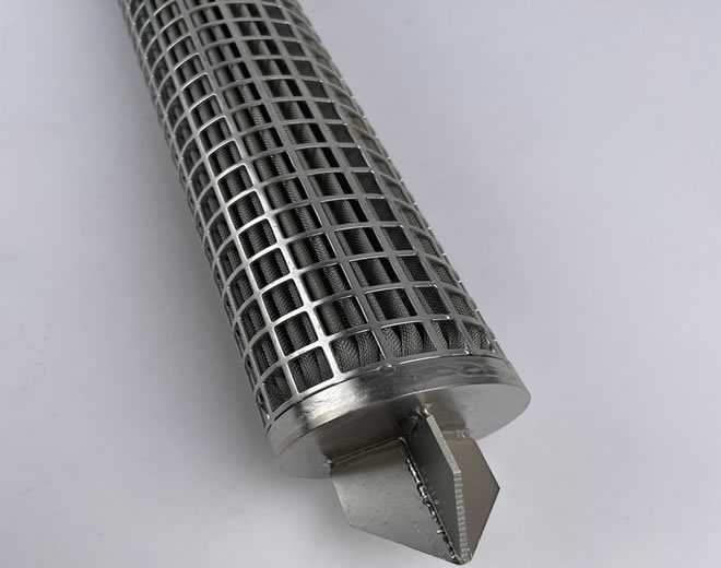 High Dirt-Holding Capacity Sintered Felt Filter Cartridge