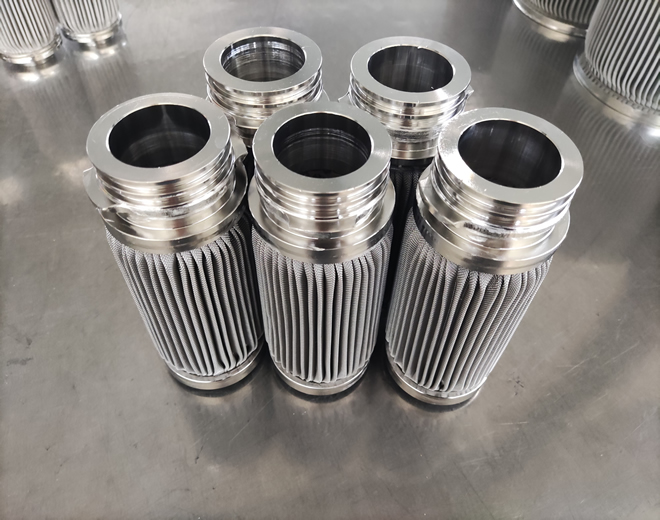 Fuel Exhaust Gas Stainless Steel Sintered Felt Filter Element