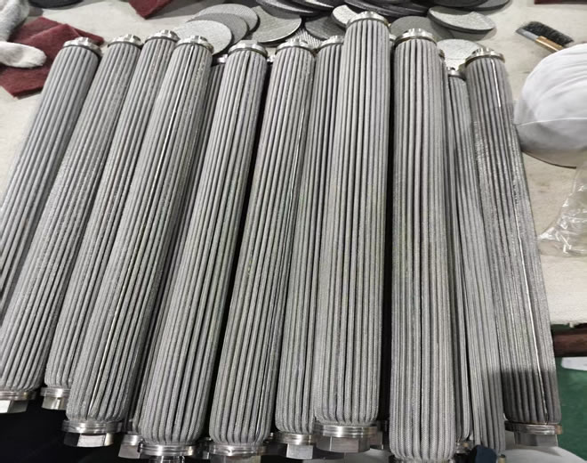 Recycled Polyester Stainless Steel Melt Filter Cartridge