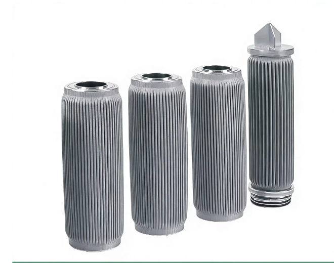 Stainless Steel Hinged (Fin-End) Pleated Filter Cartridge