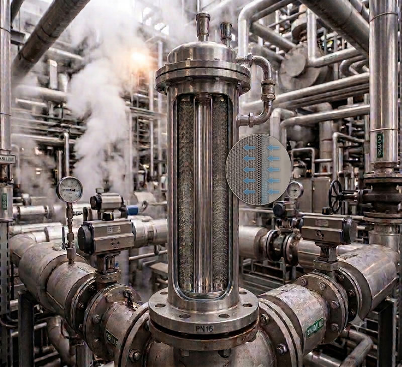 Can stainless steel filter elements quickly resolve the failures experienced by standard filter elements under high-temperature and high-pressure operating conditions?
